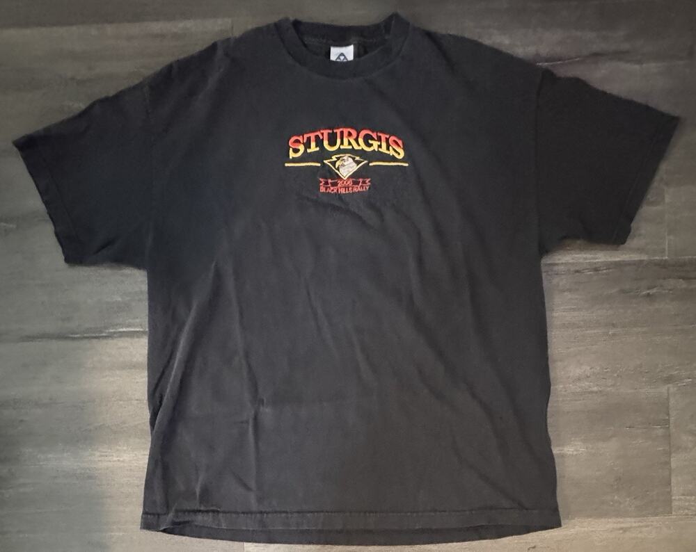 Motorcycle Adult 2XL XXL T-Shirt STURGIS 2006 BLACK HILLS RALLY
